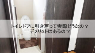 トイレドアに引き戸って実際どうなの？デメリットはあるの？